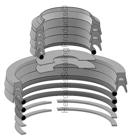 Sheffer - After Market Parts Hydraulic Cylinder Repair Kit- 5/8x2 Pneumatic Kits 726-0167-0200-0062